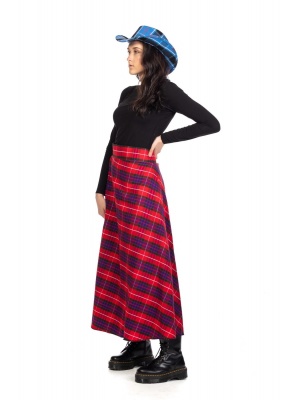 Tartan Maxi Skirt