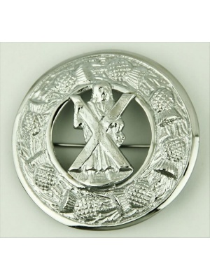 Broche De Kilt D'argent De St Andrew
