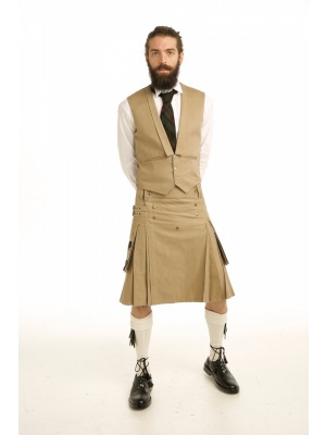 Fabric Casual Waistcoat