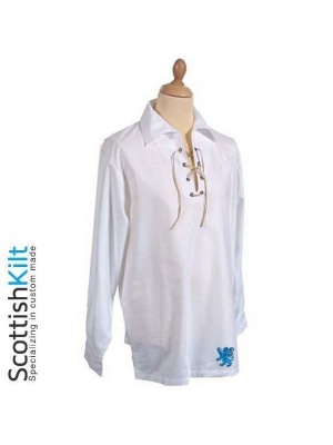 Chemise Blanche De Jacobite Ghillie