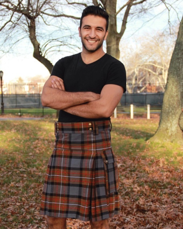 Kilt Contemporain en Tartan
