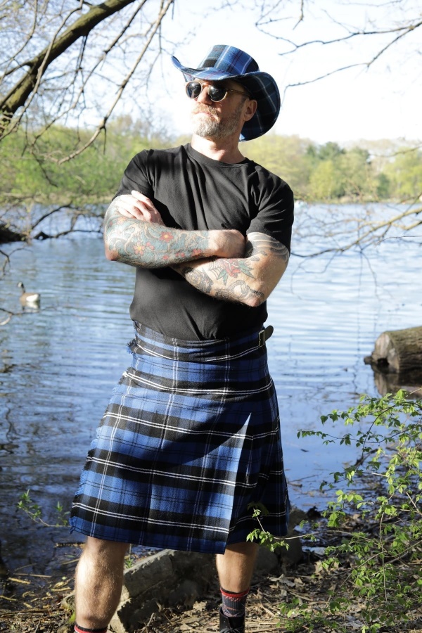 BLUE RAMSAY TARTAN KILT