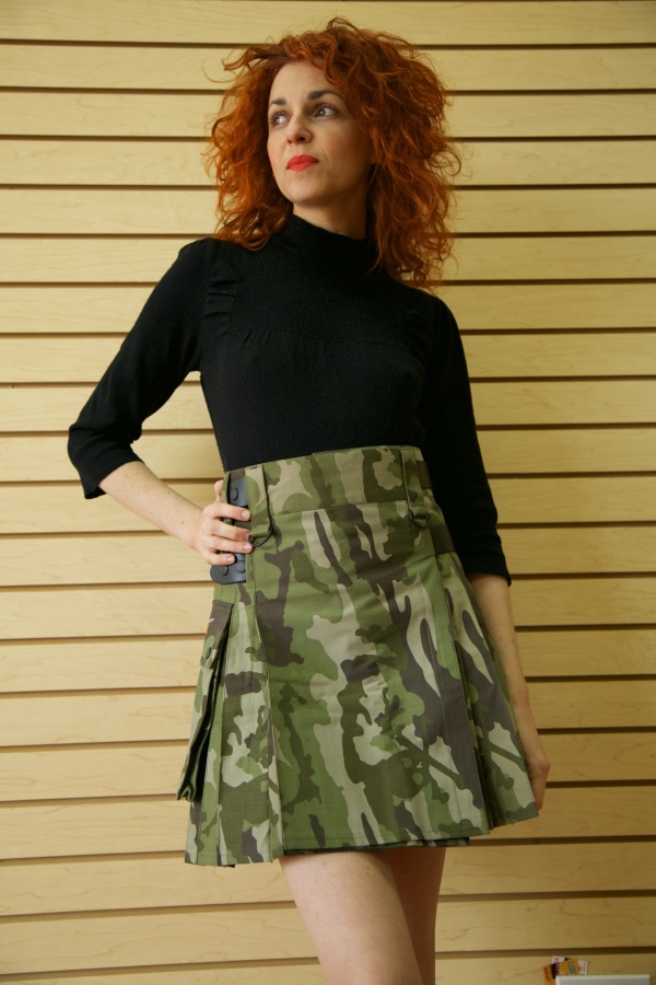 Kilt Camo Pour Femmes