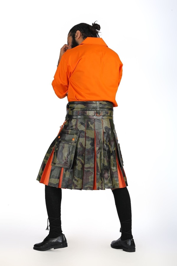 Kilt En Cuir 
