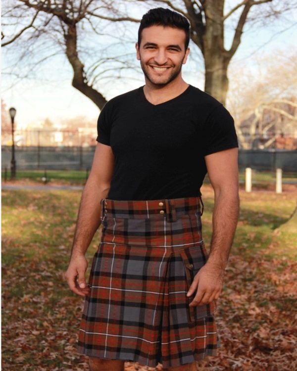 Kilt Contemporain en Tartan