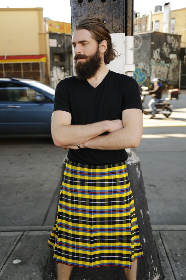 KILT EN TARTAN DE MAÏS