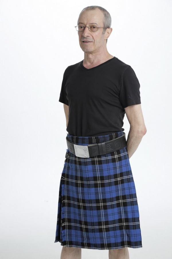 BLUE RAMSAY TARTAN KILT