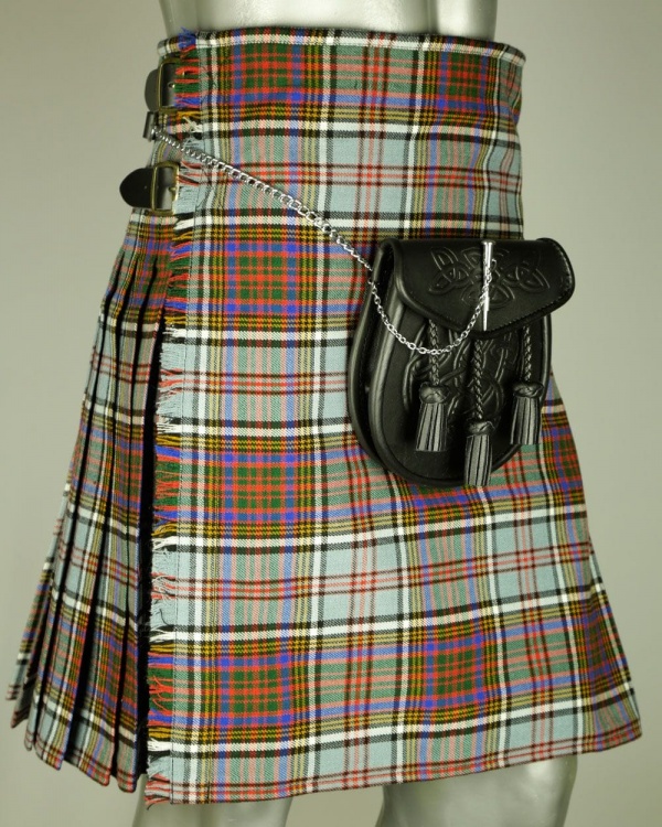 Kilt Front With Sporran d'Anderson Tartan