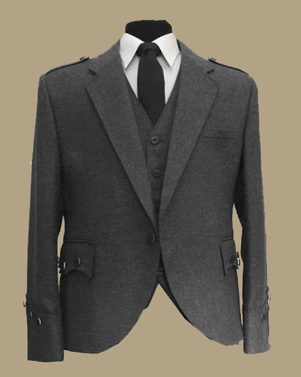 Veste En Tweed D'argyll Avec Le Gilet