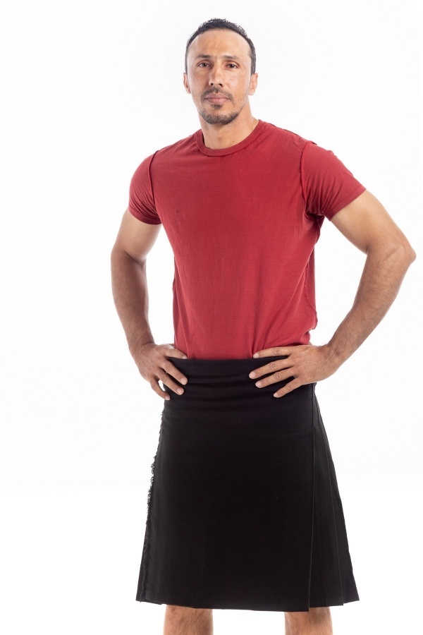 Black Tartan Kilt