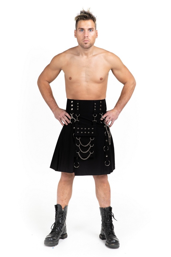 Kilt riveté Cybergoth