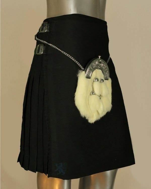 Kilt Noir En Tartan