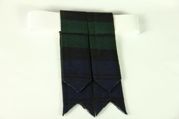 Flashes Noirs De Tuyau De Kilt De Tartan De Montre