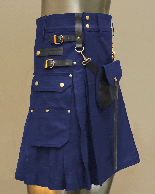 Kilt En Cuir Celtique Avec Sporran En Cuir