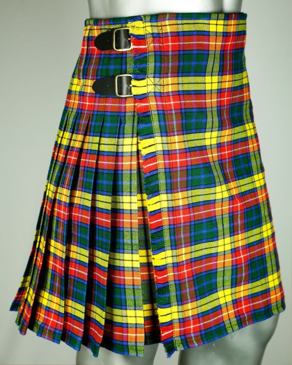 Vue face de kilt tartan Buchanan