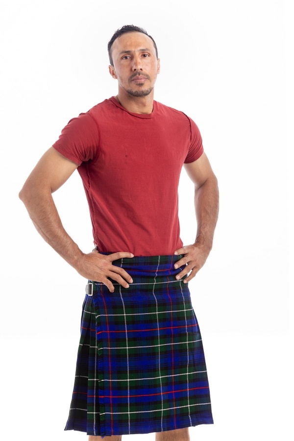 Tartan kilt homme