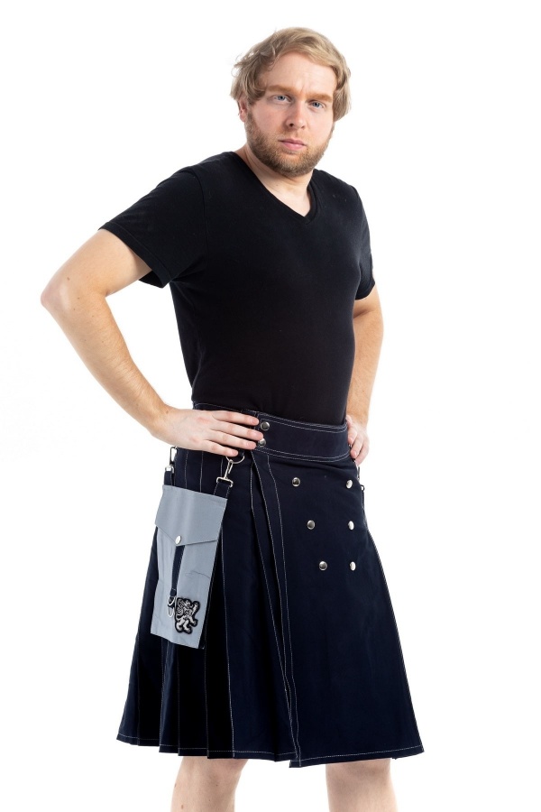 Kilt À Contraste Pour Hommes Royaux