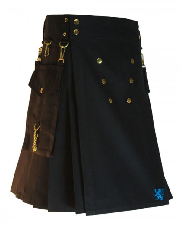 Kilt À Contraste Pour Hommes Royaux