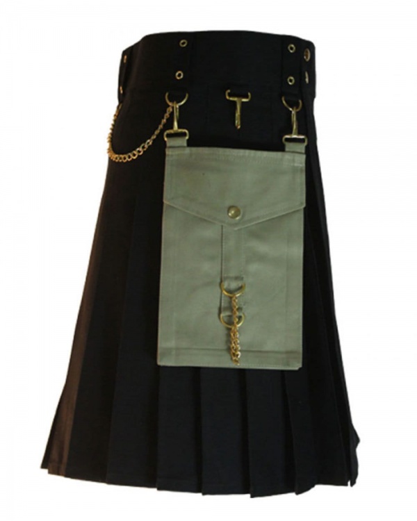 Kilt À Contraste Pour Hommes Royaux