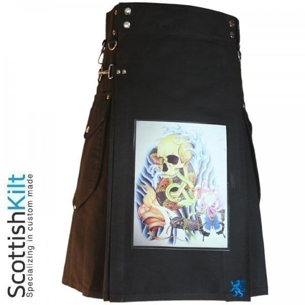 Kilt Crâne Pour Hommes Actifs