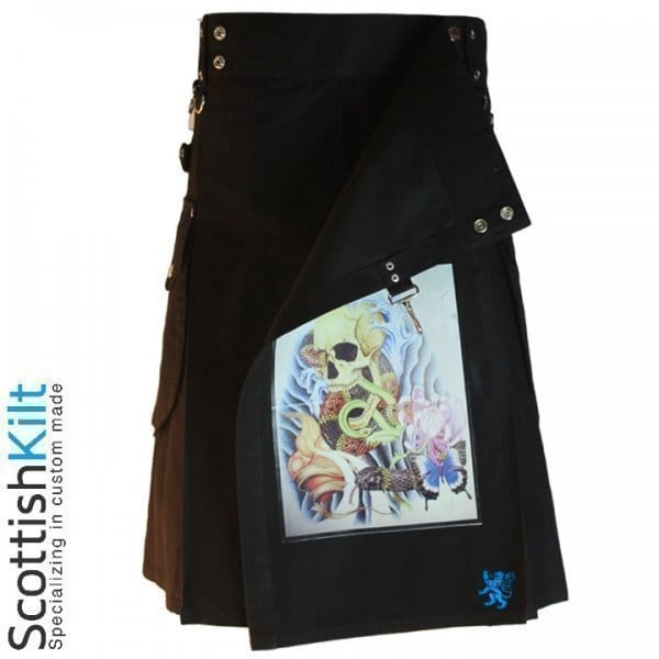 Kilt Crâne Pour Hommes Actifs