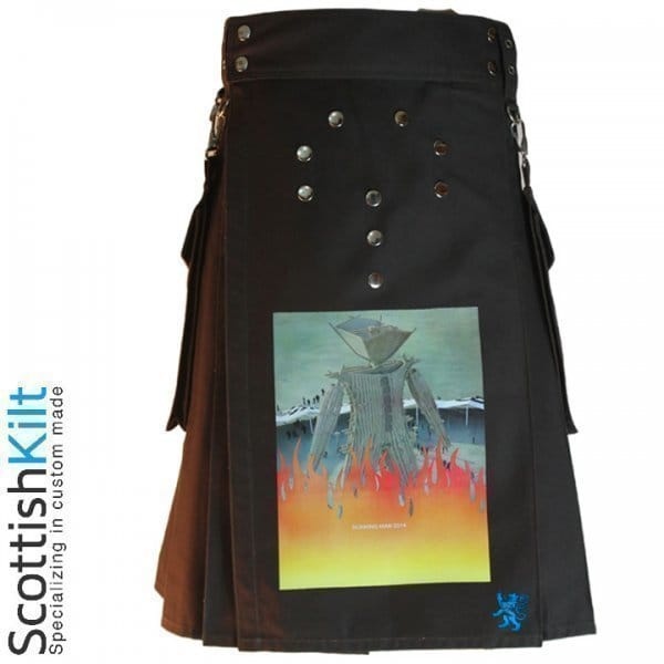 Kilt Imprimé Pour Burning Man