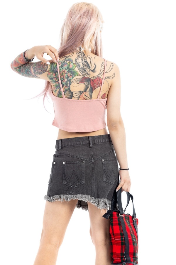 Denim Kilt For Stylish Women