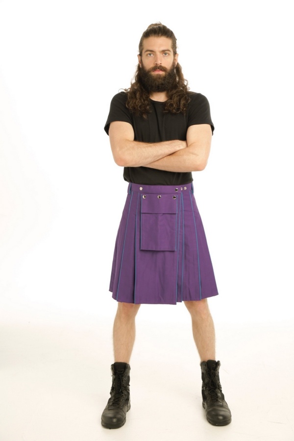 Kilt De Course Pour Homme Fait En Poches Détachables