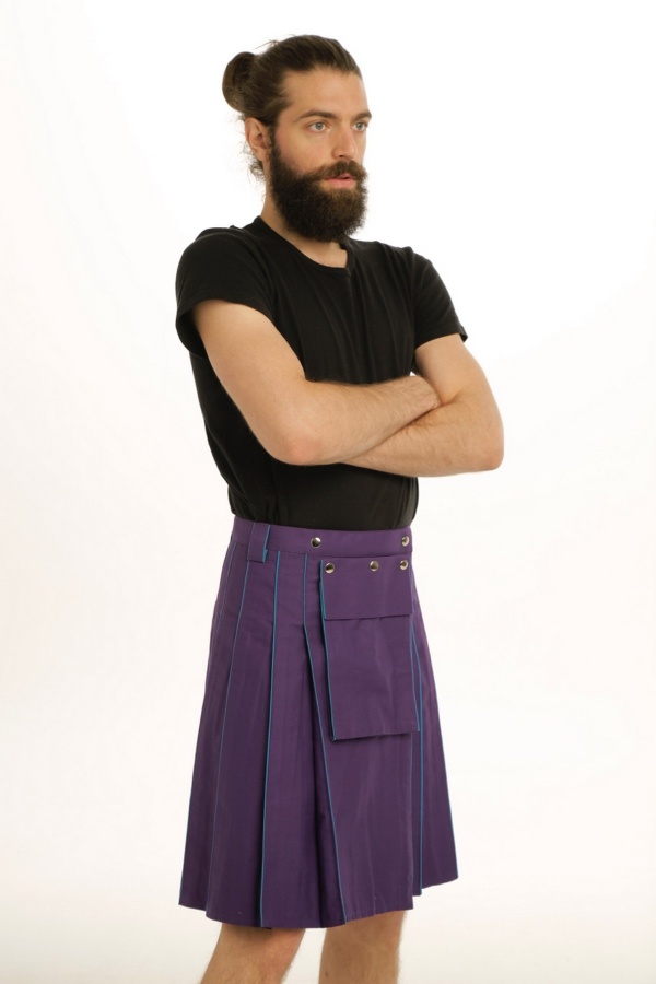 Kilt De Course Pour Homme Fait En Poches Détachables