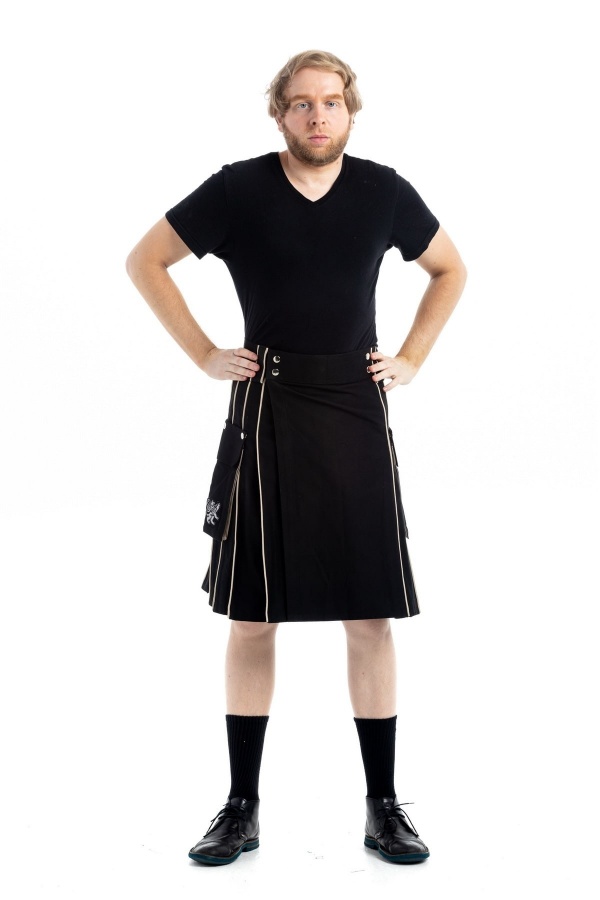 Kilt De Course Pour Homme Fait En Poches Détachables