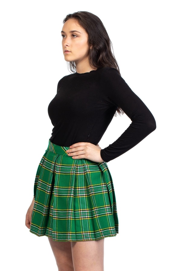 Kilt plissé par boîte pour la femme fabuleuse