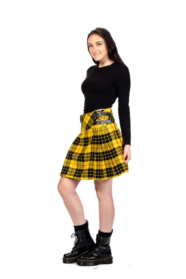 Mini Kilt En Tartan Pour Femmes Élégantes