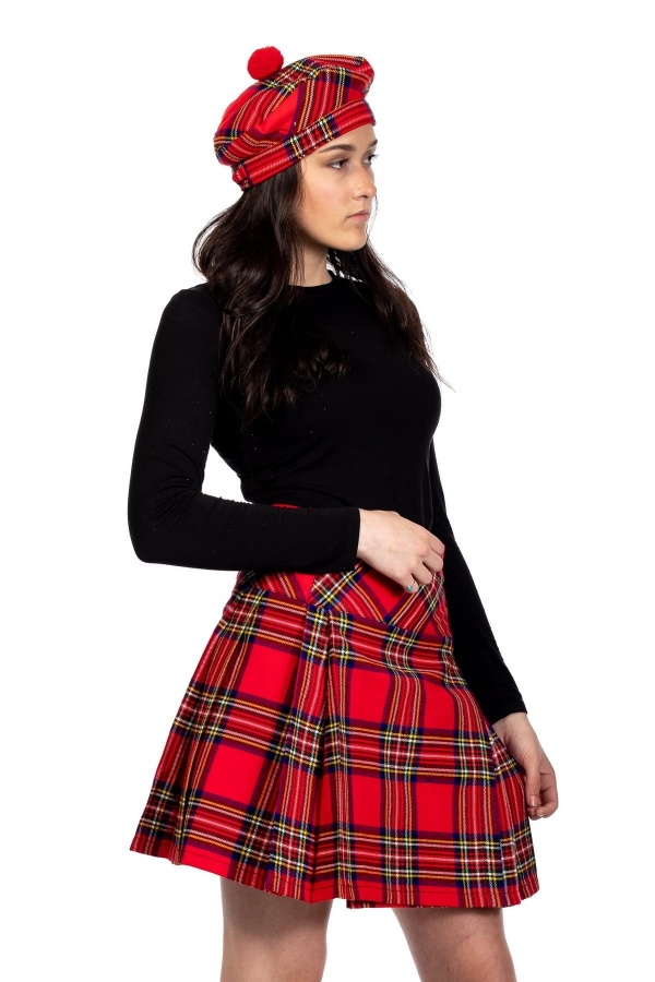 Mini Kilt En Tartan Pour Femmes Élégantes