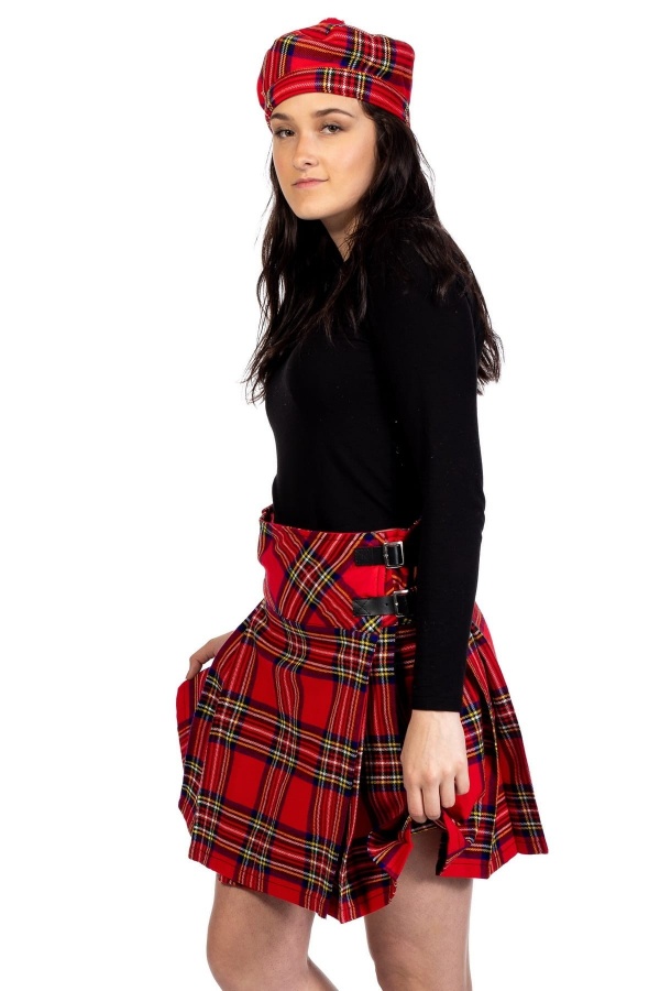 Mini Kilt En Tartan Pour Femmes Élégantes