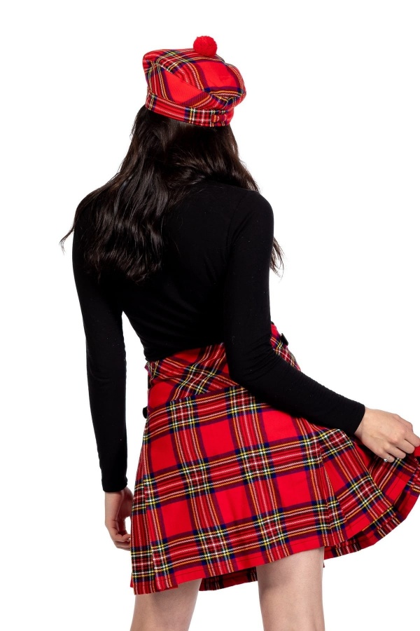 Mini Kilt En Tartan Pour Femmes Élégantes