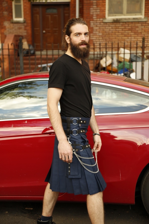 Kilt De Mode Pour Les Hommes Élégants