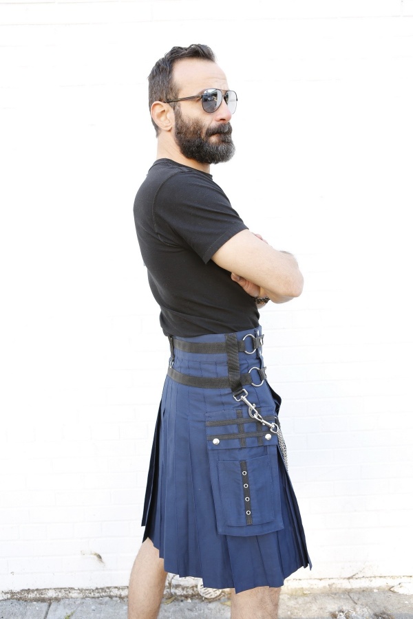 Kilt De Mode Pour Les Hommes Élégants