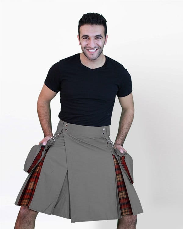 Kilt Hybride Deluxe – Tartan À Carreaux Plissé