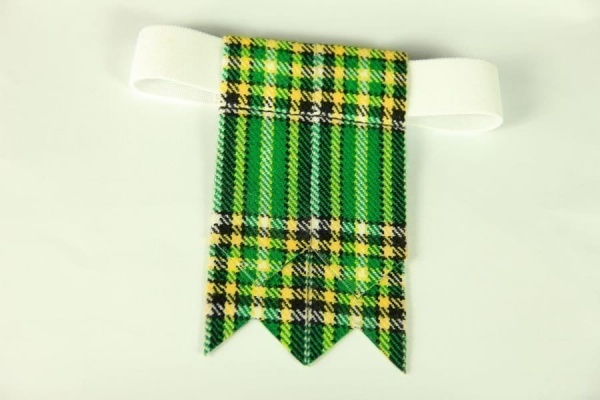 Flashes Verts Irlandais De Tuyau De Tartan