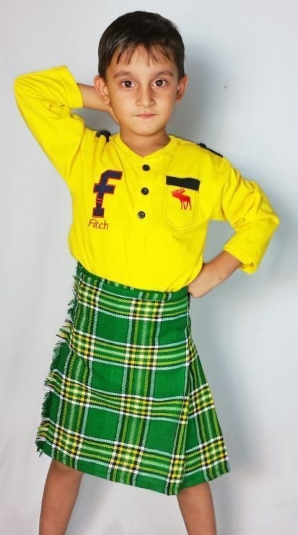 Kilt Irlandais De Bébé De Tartan