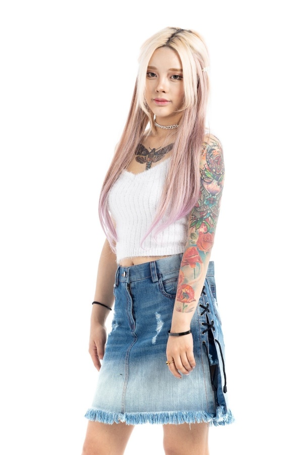 Mini Blue Denim Kilt