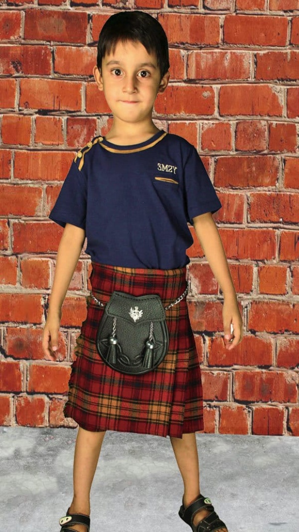 Kilt En Tartan Pour Bébé Rourke Frew