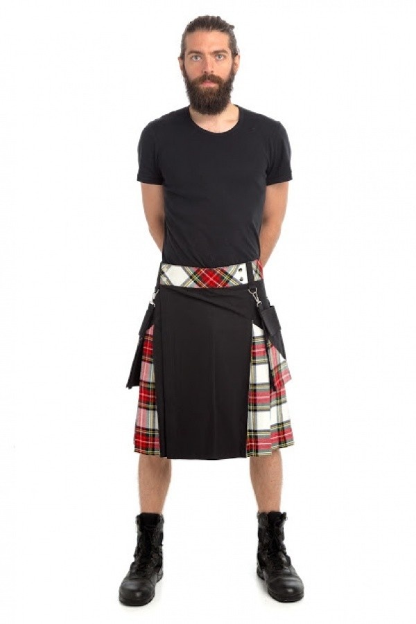 CLASSIC STYLE STEWART TARTAN HYBRID KILT