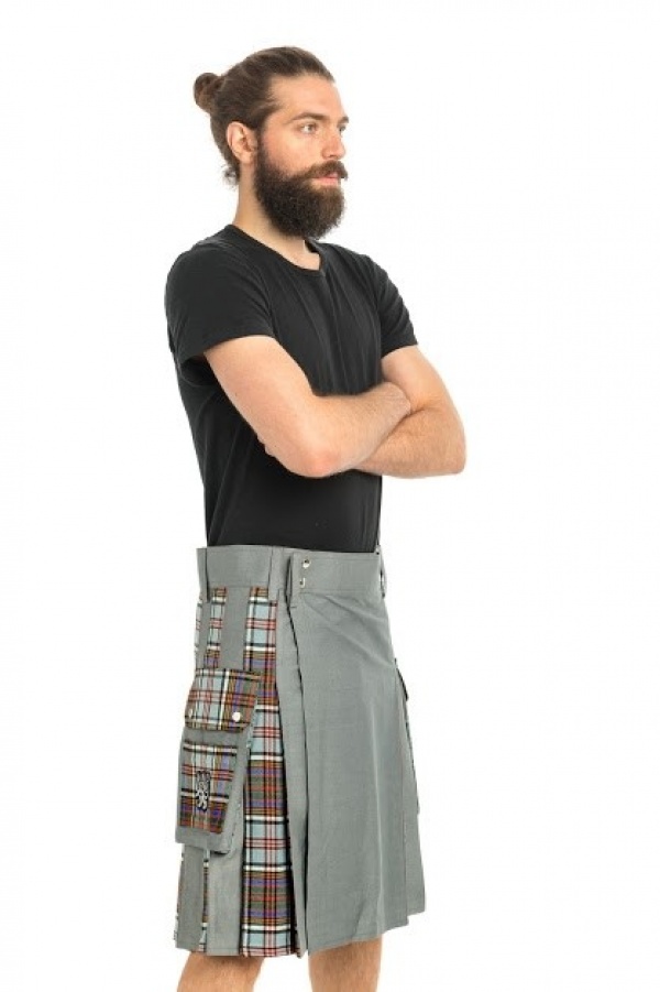 GRAY HYBRID KILT