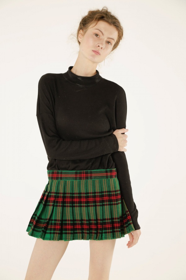 Tartan Plaid Mini Skirt