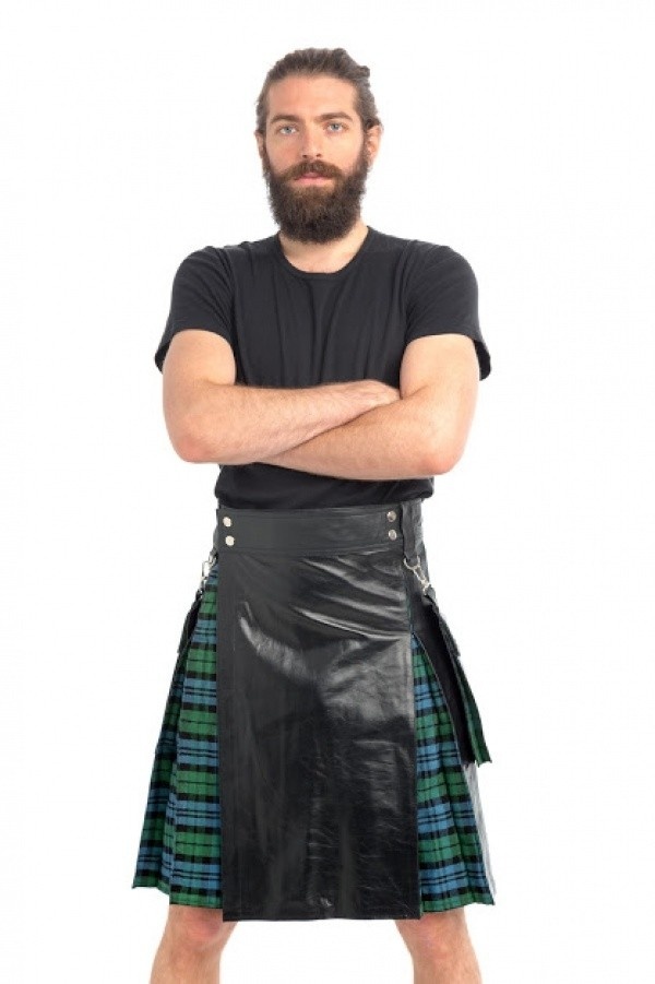 LEATHER HYBRID KILT