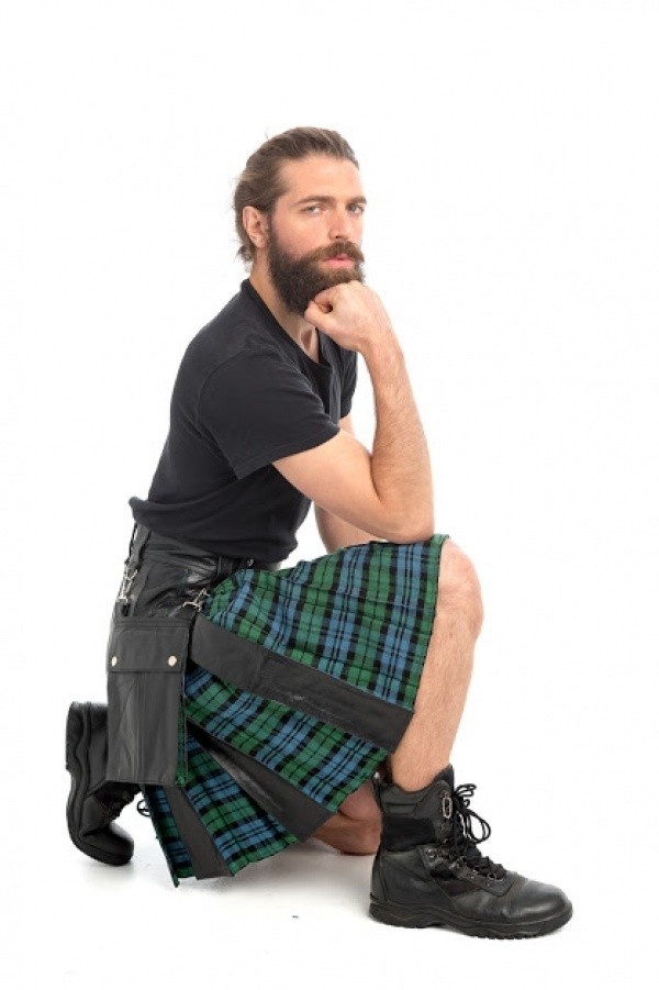 LEATHER HYBRID KILT