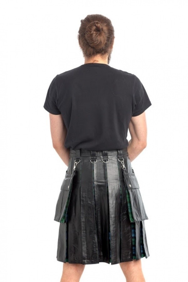 LEATHER HYBRID KILT
