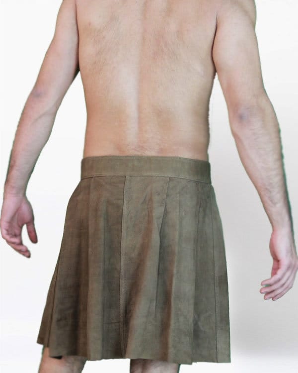 Kilt En Cuir Gothique Double Face