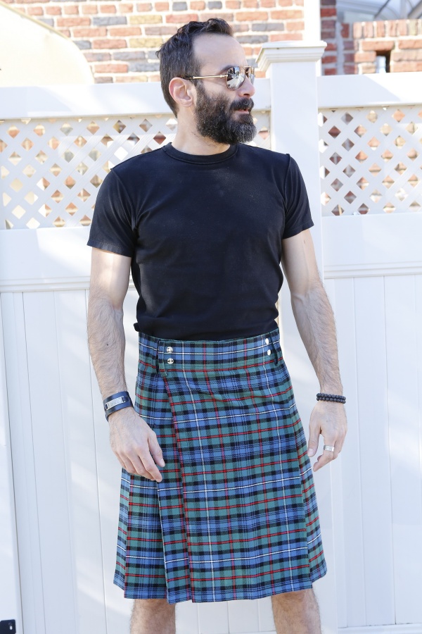 Modern Ancient Hunter Tartan Kilt-8 Yard Kilt